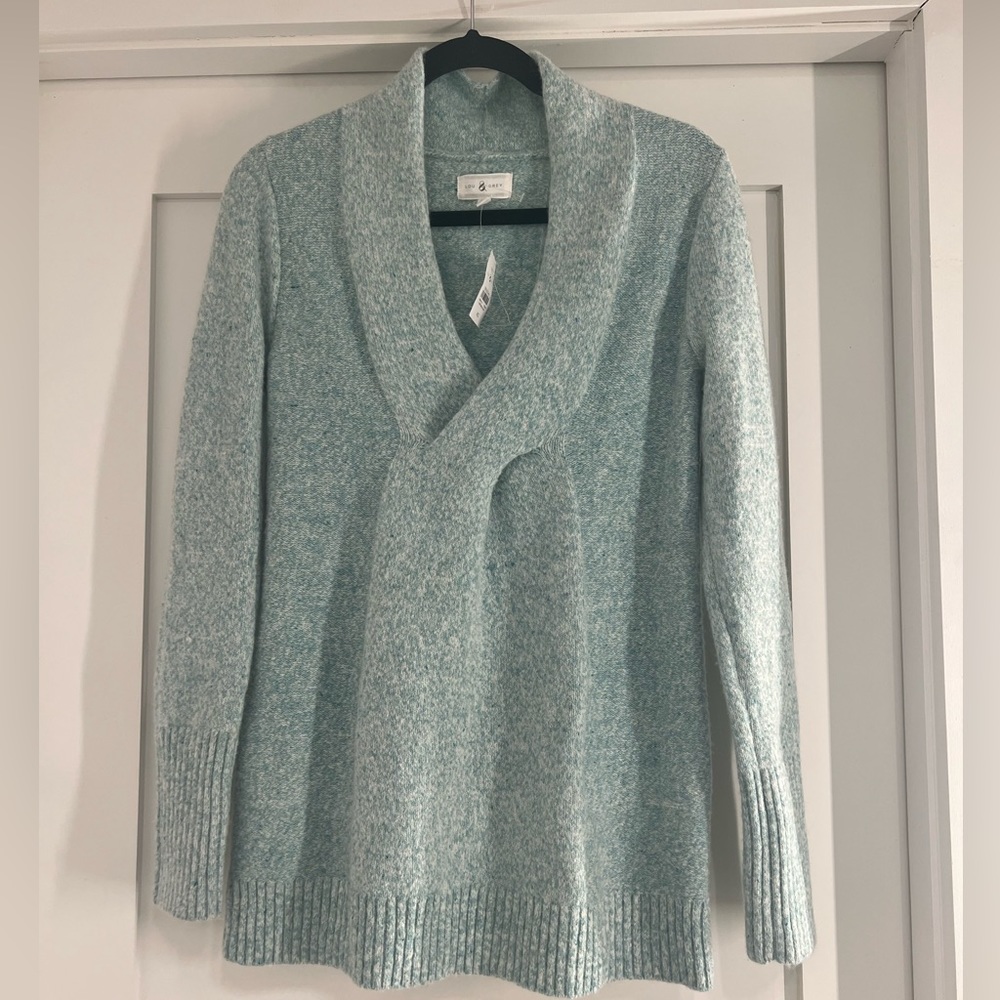 Collared tunic sweater